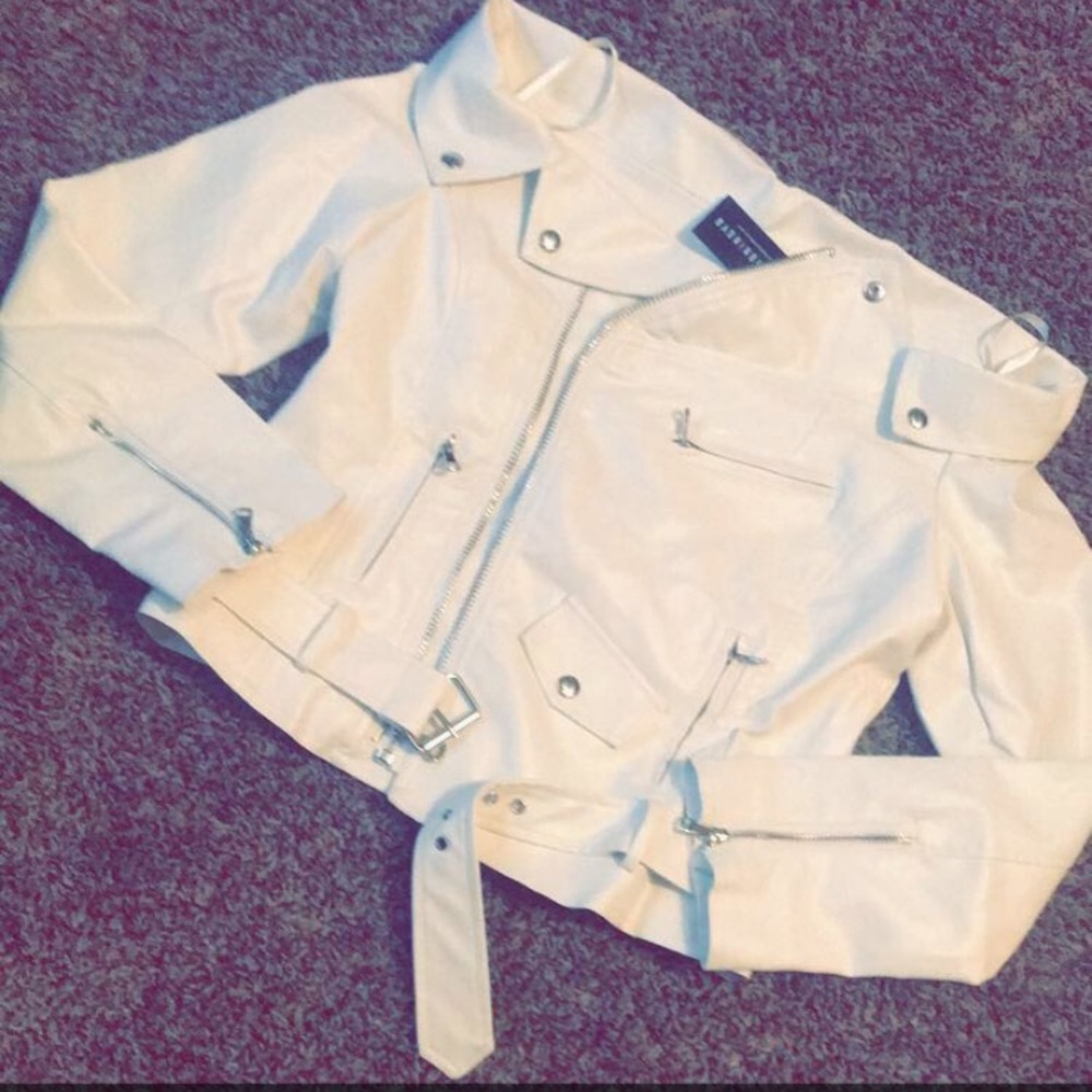 White Leather Jacket